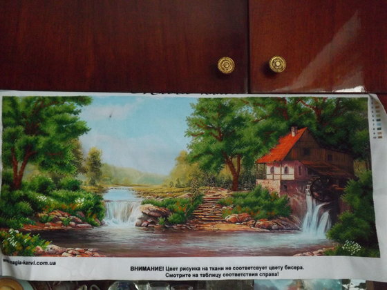 Работа «Мельница Магия канвы»