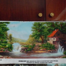 Работа «Мельница Магия канвы»