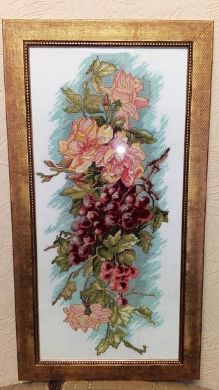 Работа «ГРОЗДЬ ВИНОГРАДА»