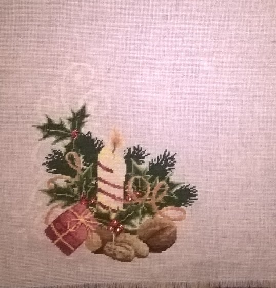 Работа «Рождественская салфетка»