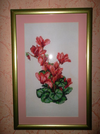 Работа «Цикламены»