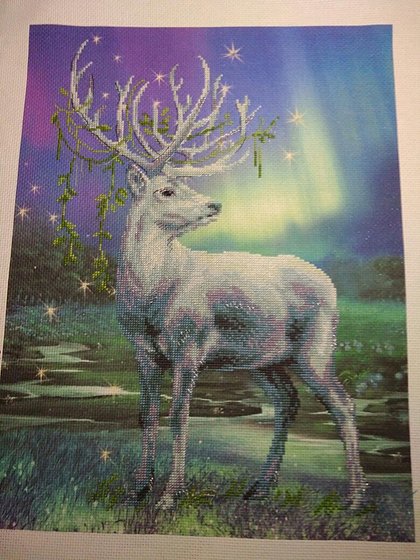 Работа «Белый олень от РИОЛИС»