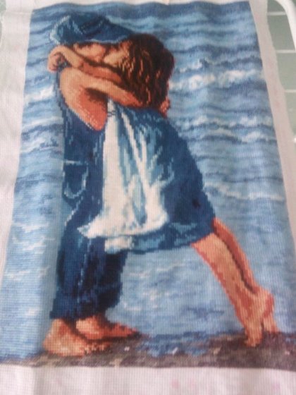 Работа «Первый поцелуй»