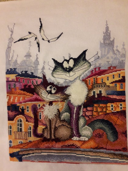 Работа «Город кошек»
