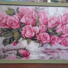 Работа «Розы для дочери»