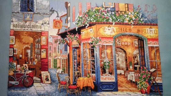 Работа «" Европейское бистро" по схеме  Dimensions 35224»