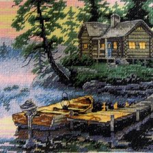 Работа «Утро на реке»