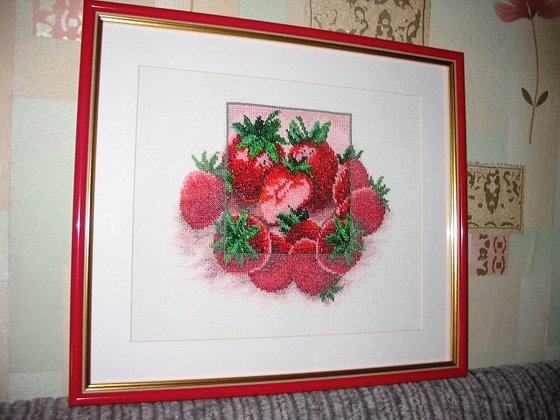 Работа «Anchor A-019  с бисером»