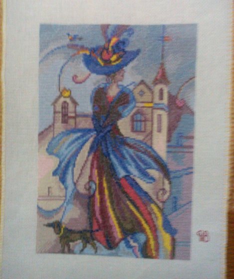 Работа «Незнакомка ( картина в стиле модерн)»