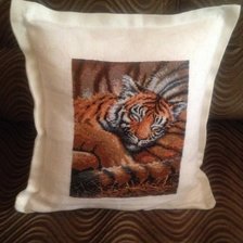 Работа «Подушка "Тигренок"»