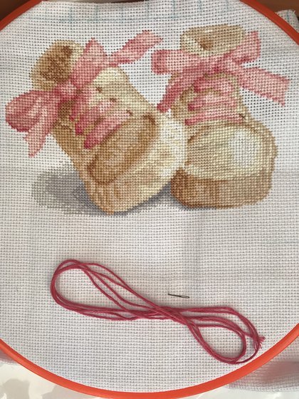 Работа «Башмачки для девочки»