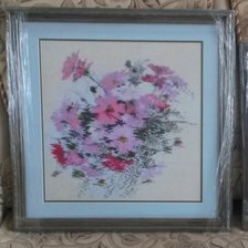 Работа «Розовый букет»