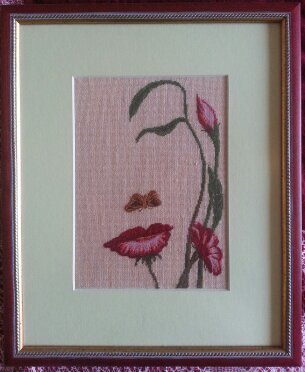 Работа «Девушка-лицо»