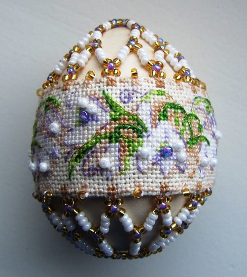 Работа «Яйцо "Подснежники"»