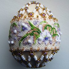 Работа «Яйцо "Подснежники"»