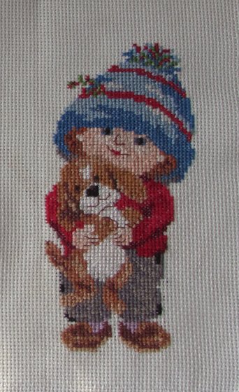 Работа «Мальчик с собакой»