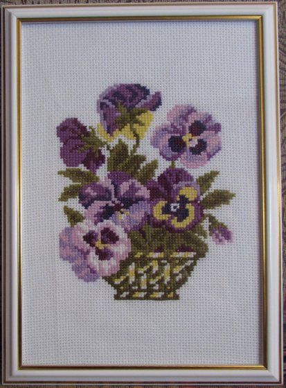 Работа «Анютины глазки»