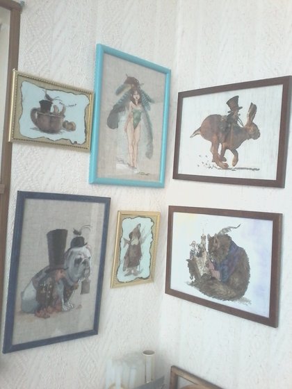 Работа «маленький народец в интерьере.»