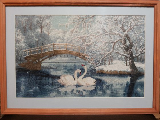 Работа «Зимний пейзаж»