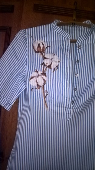 Работа «Вышивка на одежде»