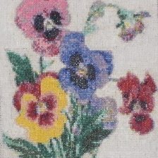 Работа «Анютины глазки»