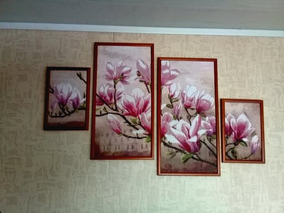 Работа «Полиптих Магнолия»