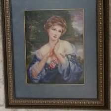 Работа «Дама в голубом»