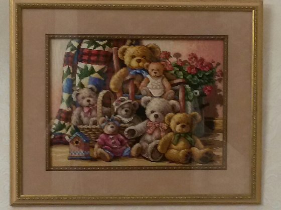 Работа «Семейство мишек»