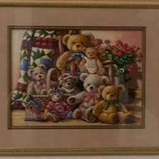 Работа «Семейство мишек»