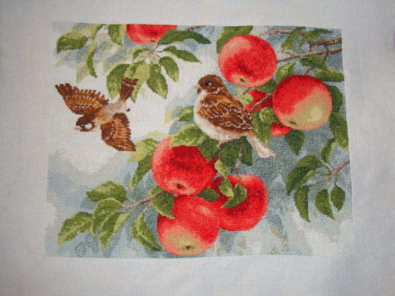 Работа «Воробушки»