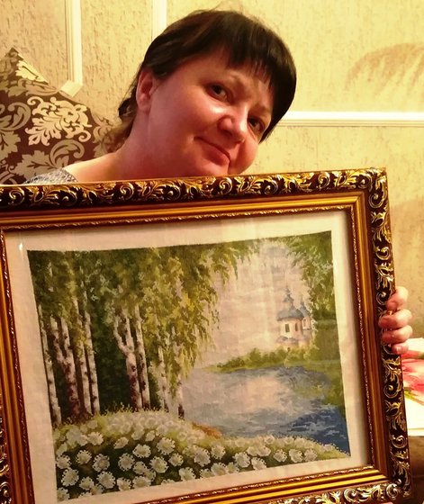 Работа «Березовая роща»