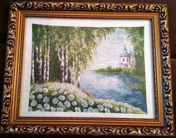 Работа «Березовая роща»