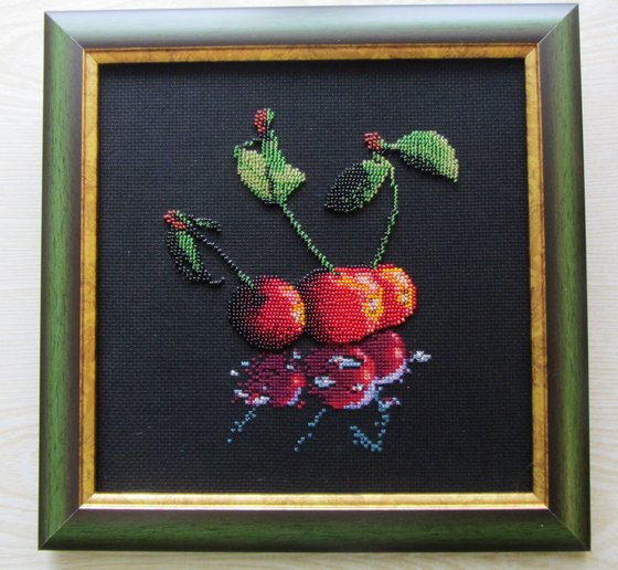 Работа «Вишня. Отражение.»