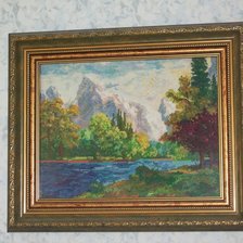 Работа «Величественные горы,2006»