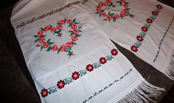 Работа «Полотенце свадебное»