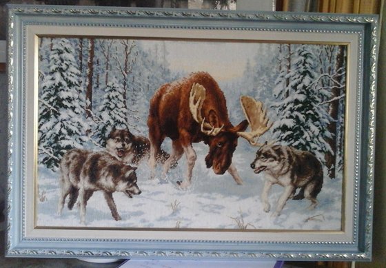 Работа «Встреча в лесу»