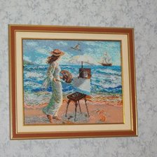 Работа «Маринистка. В др.освещении.»