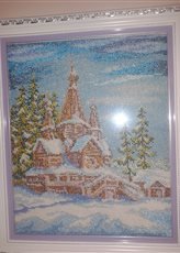 Работа «По картине Н.Сперанского.Сх.Н.Морозовой.Бисер.»