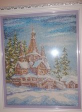 Работа «По картине Н.Сперанского.Сх.Н.Морозовой.Бисер.»