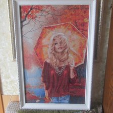 Работа «Девушка-осень»