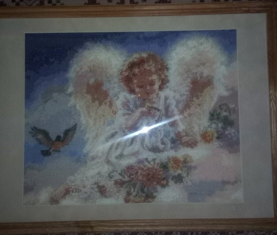 Работа «Ангел с птичкой»