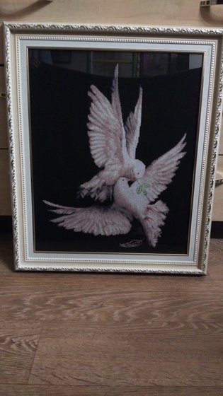 Работа «Голуби»