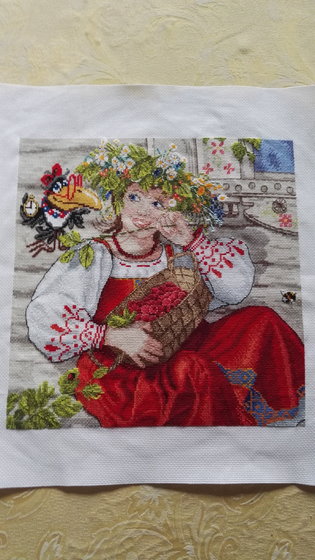 Работа «Девчушка-хохотушка)))»