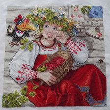 Работа «Девчушка-хохотушка)))»