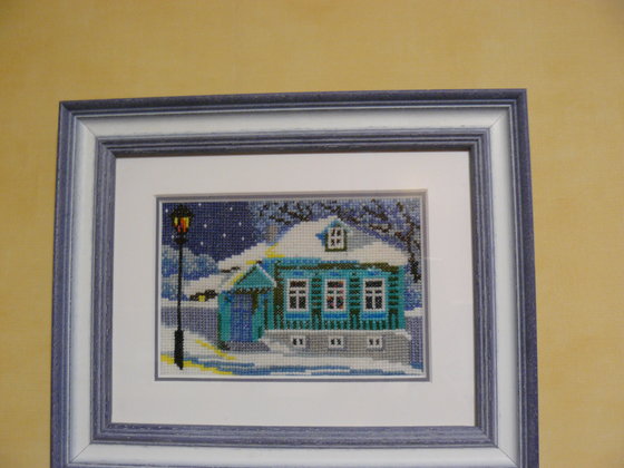 Работа «новый взгляд на старую вышивку»