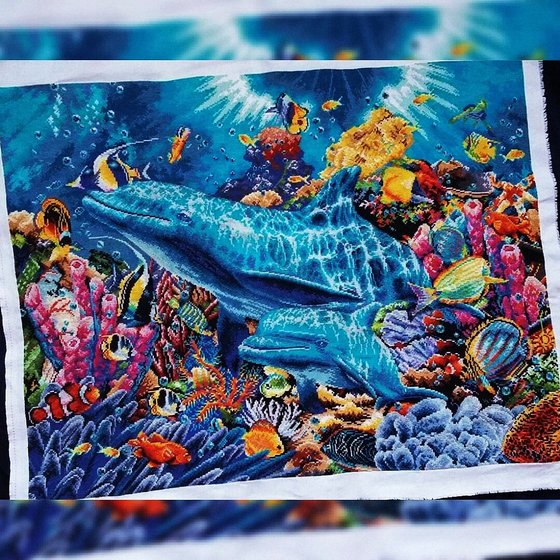 Работа «Дельфины»