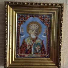 Работа «Николай Чудотворец (бисер)»