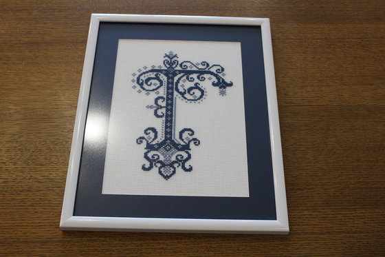 Работа «Монограмма для внука»