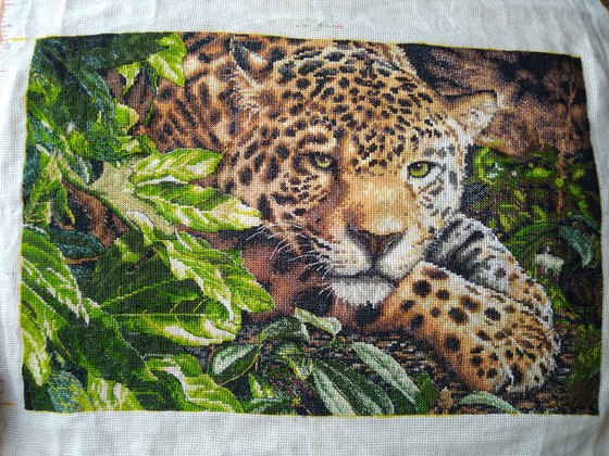 Работа «Леопард на отдыхе.»