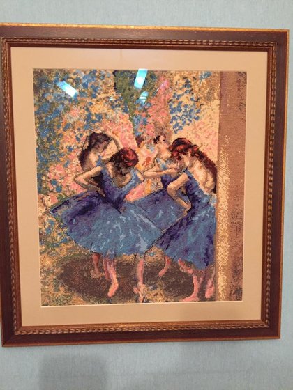 Работа «Танцовщицы Дега»